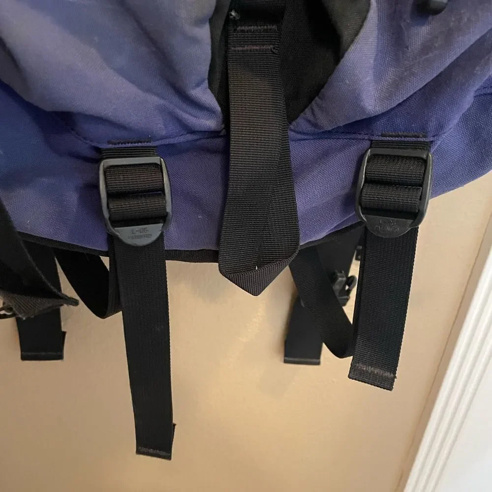The North Face 90’s Purple and Black Faded Backpack